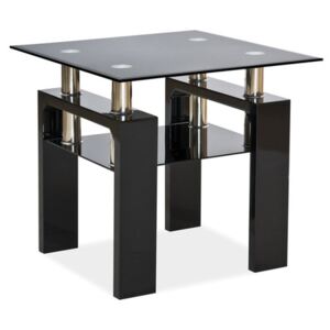 Konferenční stolek LISA D černá lesklá