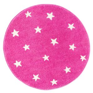 Koberec STARF růžový - 100x100 cm