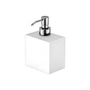 STEINBERG - Dávkovač tekutého mýdla, bílé sklo 460 8101