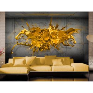3D tapeta zlatá (150x105 cm) - Murando DeLuxe