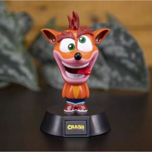 Plastová dekorativní svítící figurka Crash: Bandicoot (výška 10 cm)