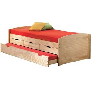 OVN postel IDN 8806 s přistýlkou borovice masiv 90x200 cm + rošt