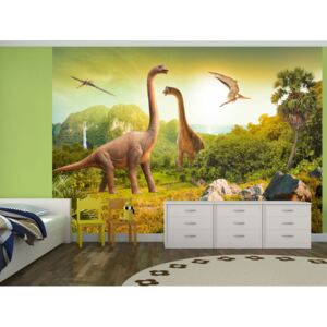 Tapeta dinosauři (200x140 cm) - Murando DeLuxe