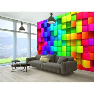 3D tapeta - v rytmu barev (150x105 cm) - Murando DeLuxe