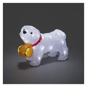 Exihand LED Venkovní vánoční dekorace DOG 32xLED/4xAA IP44 EX0064