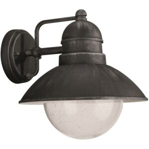 Venkovní nástěnné svítidlo lampa Philips Massive 17237/54/10 - černá a kovově šedá