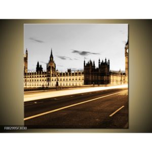 Obraz osvětleného Westminsterského opatství (F002995F3030)