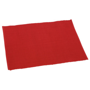 Comptoir de Famille Prostírání bavlna červené 35 x 50 cm-2ks