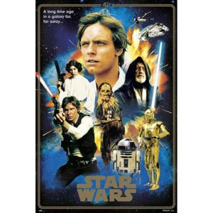 Plakát, Obraz - Star Wars - 40th Anniversary Heroes, (61 x 91,5 cm)