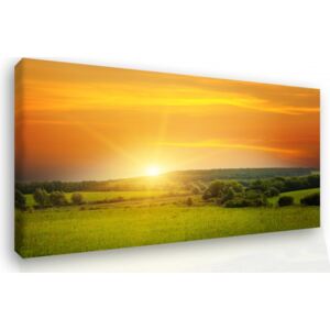 Obraz na stěnu - západ slunce v krajině (60x40 cm) - InSmile ®