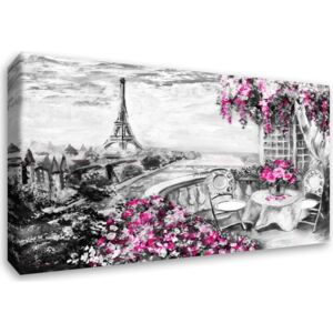 Obraz - Malovaná Paříž (60x40 cm) - InSmile ®