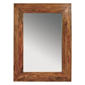 Zrcadlo Rami 90x120 z indického masivu palisandr, Natural