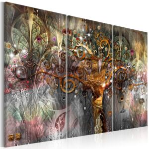 Abstraktní obraz - strom ze zlata (60x40 cm) - Murando DeLuxe