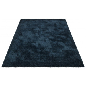 Vopi | Kusový koberec Highlights uni 011 dark blue - 160 x 230 cm