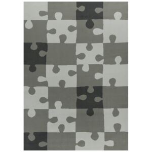 Dětský kusový koberec KIDS 533913/89911 puzzle Rozměr: 100x150 cm
