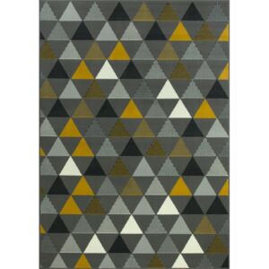 Kusový koberec LUNA 503525/89915 šedý/žlutý Rozměr: 70x140 cm