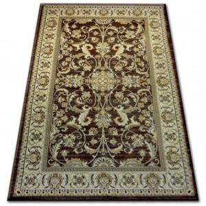 Kusový koberec ZIEGLER 034 hnědý / krémový Rozměr: 133x190 cm