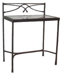 Iron Art CALABRIA noční stolek se sklem