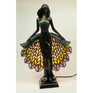 Figurální lampička - tanečnice s osvětlenou sukní