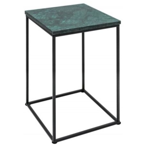 Inviro Odkládací stolek MARMO, zelený mramor
