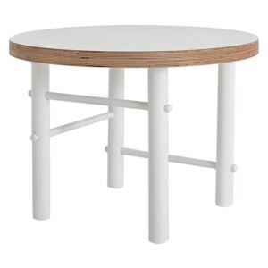 Konferenční stolek Nardo 80 cm, bílá