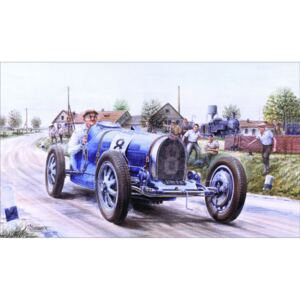 Plechová cedule Bugatti, 400 x 230 mm