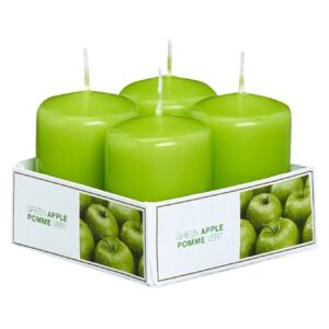 Bolsius NR Válec 4ks 40x60 Green Apple vonná svíčka