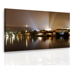 Obraz - Noční Praha (90x60 cm) - InSmile ®