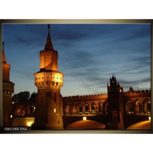 Obraz nočního zámku (F001190F7050)