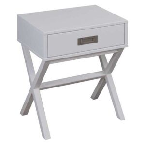 SOB | Elegantní stolek Freddy, Barva Bílá