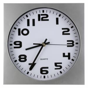 MPM Stříbrné hranaté hodiny MPM E01.2500 (MPM Stříbrné hranaté hodiny MPM E01.2500)