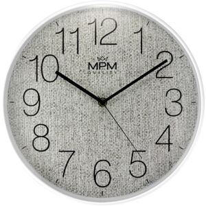 MPM Šedé plastové kulaté hodiny MPM E01.4046.0092 (MPM Šedé plastové kulaté hodiny MPM E01.4046.0092)