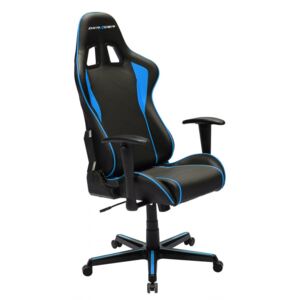 Herní židle DXRACER Formula OH/FL08/NB — umělá kůže, černá/modrá