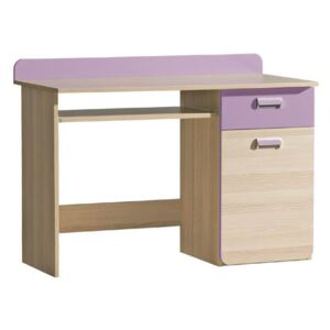 Lorento - psací stůl L10 - fialová