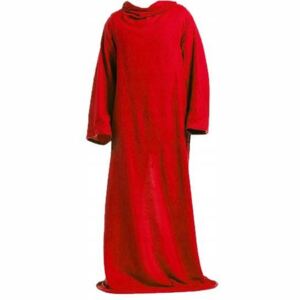 Verk Fleecová deka s rukávy Snuggie červená 190x140cm