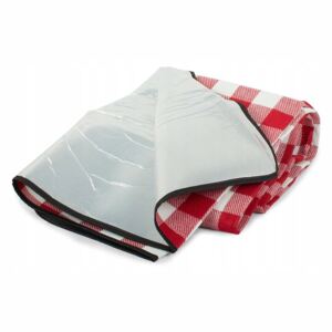 Verk Pikniková deka 150 x 200 cm károvaná ALU červená