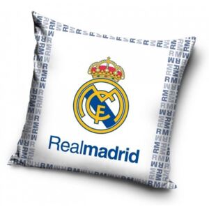 Javoli Povlak na polštář FC Real Madrid 40 x 40 cm bílý