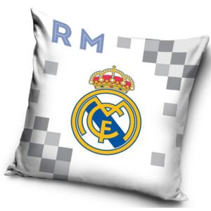 Javoli Povlak na polštář FC Real Madrid 40 x 40 cm bílý I