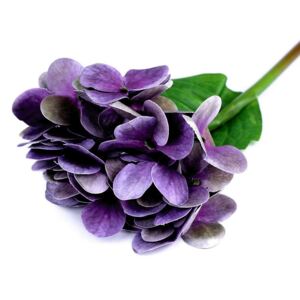 Umělá hortenzie velkokvětá k aranžování barva 5 fialová lila, 1 ks