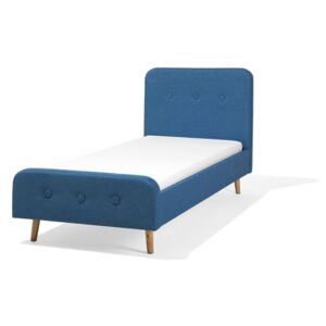 Dětská postel 90 cm ROME (s roštem) (modrá)