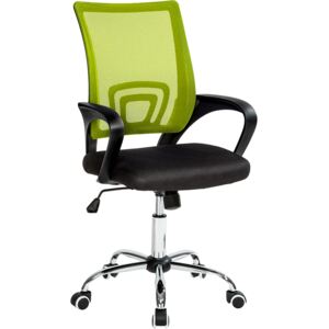 Tectake 401790 kancelářská židle marius - černá/zelená