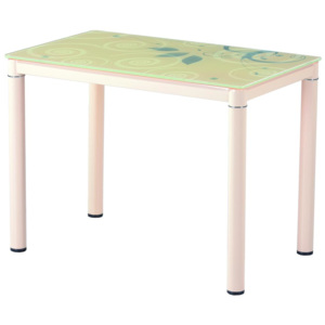 Jídelní stůl v béžové barvě F1165