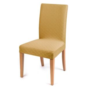 Elastický potah na židli barva 4 hořčicová světlá, 1 ks