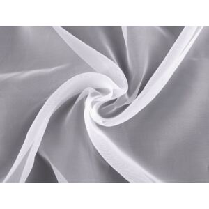 Záclona / voál hladký barva 1 (1) bílá, 1 m