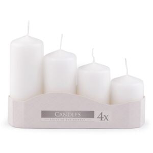 Adventní svíčky sestupné barva 1 bílá, 1 sada