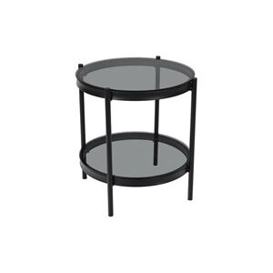 Actona Skleněný odkládací stolek Muani, 45x45x50 cm