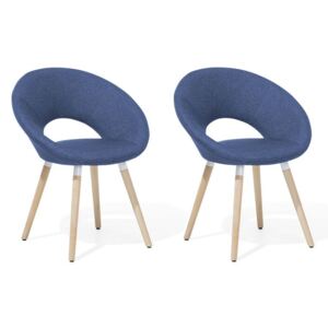 Set 2ks. jídelních židlí Roslav (námořnická modrá)