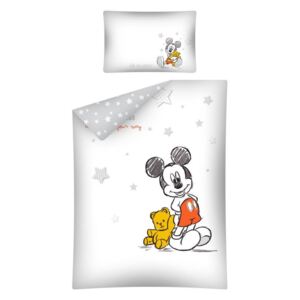 Bavlněné povlečení dětské 100x135 + 40x60 - Mickey