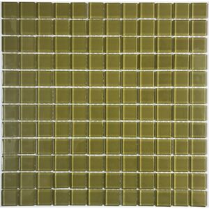 SAF Glass Obklad mozaika skleněná zelená Green 2,3x2,3 (30x30) cm - C139