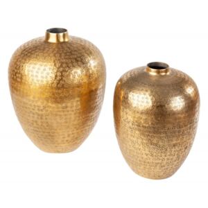 2SET váza ORIENTAL zlatá Doplňky | Vázy